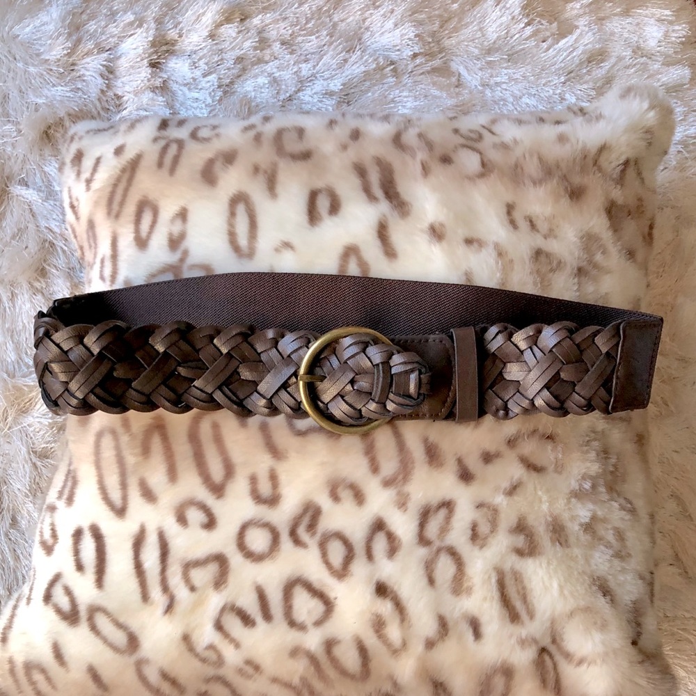 Express Braided Wide Stretch Belt (S/M)